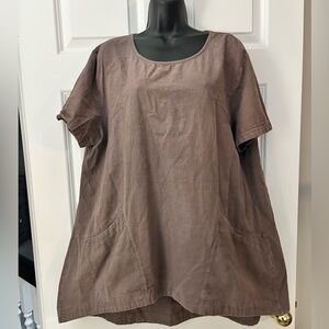 Casual Brown Women's Top